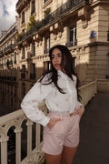 G66964-CAMICIA JARDINS MILK