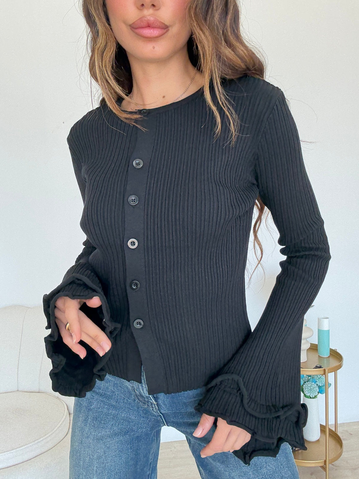 5062-MAGLIA FAN NERA