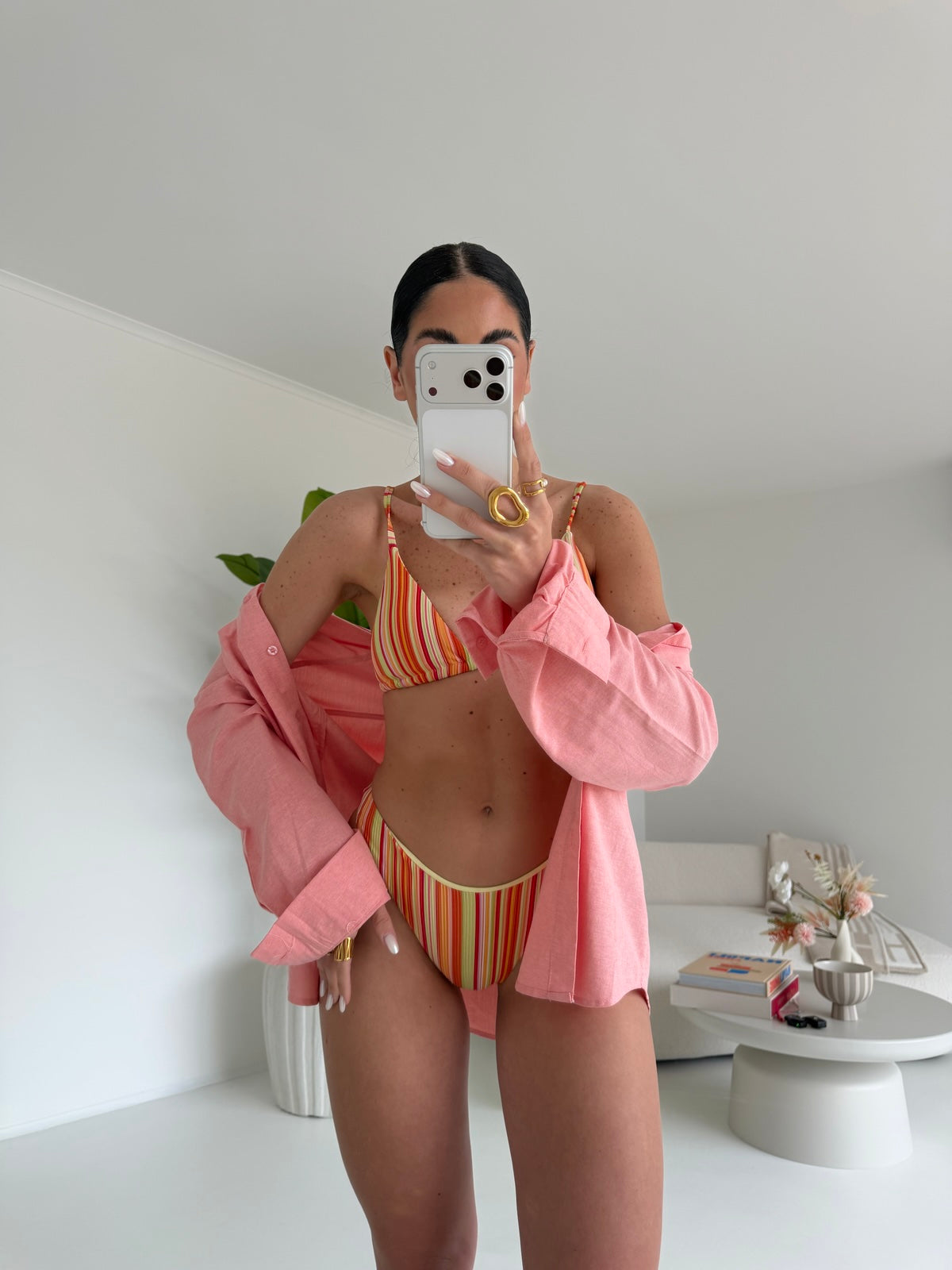 17117-CAMICIA WEEKLY PEACH