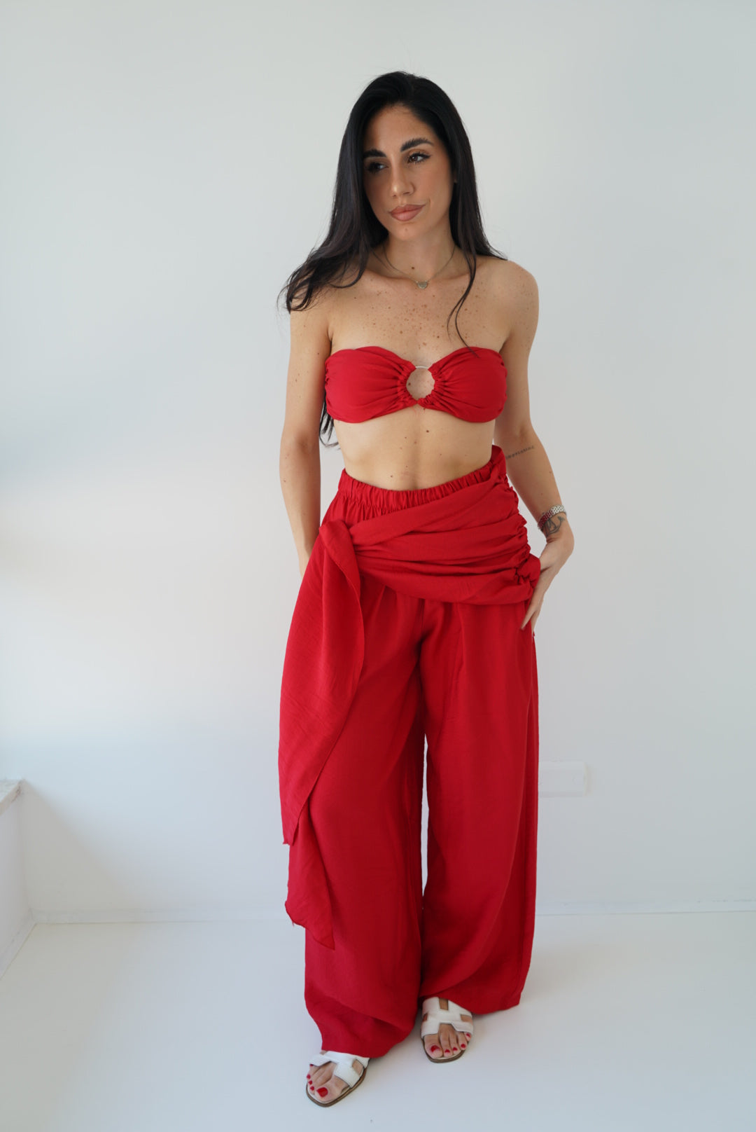 COORDINATO TRAVEL CHERRY