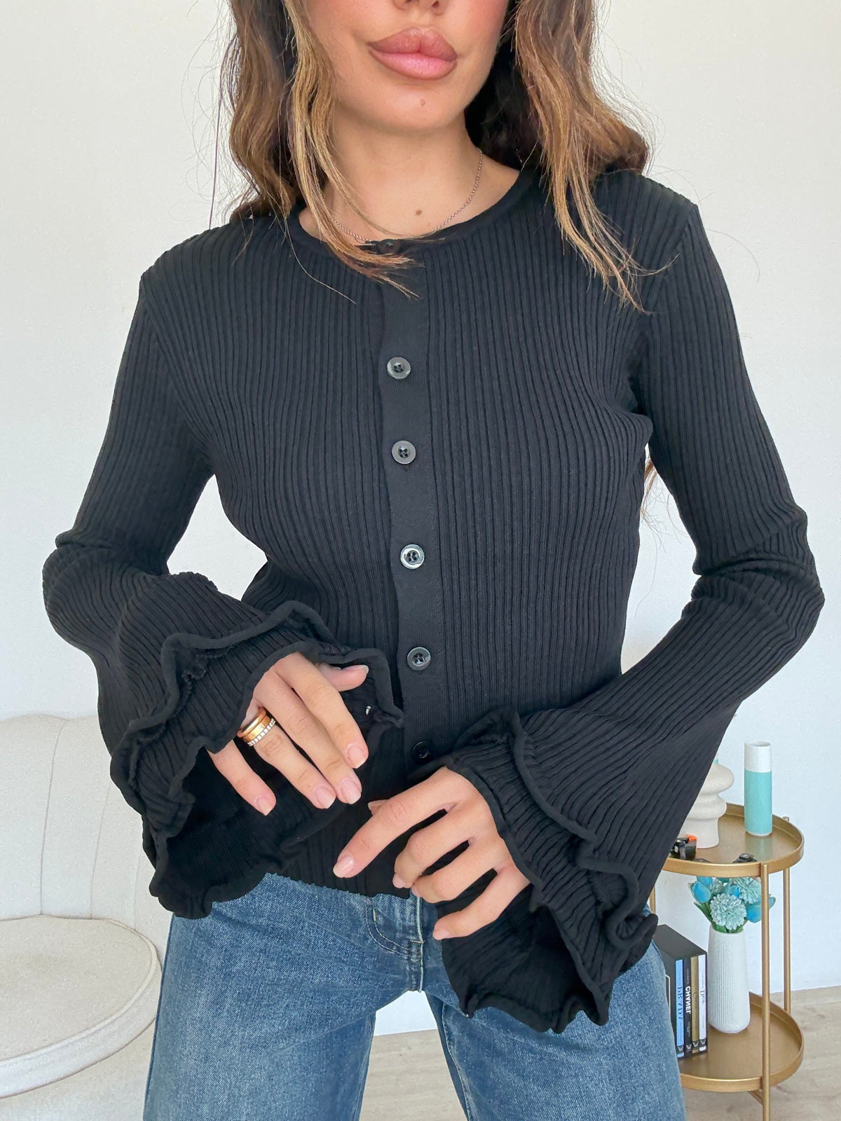 5062-MAGLIA FAN NERA