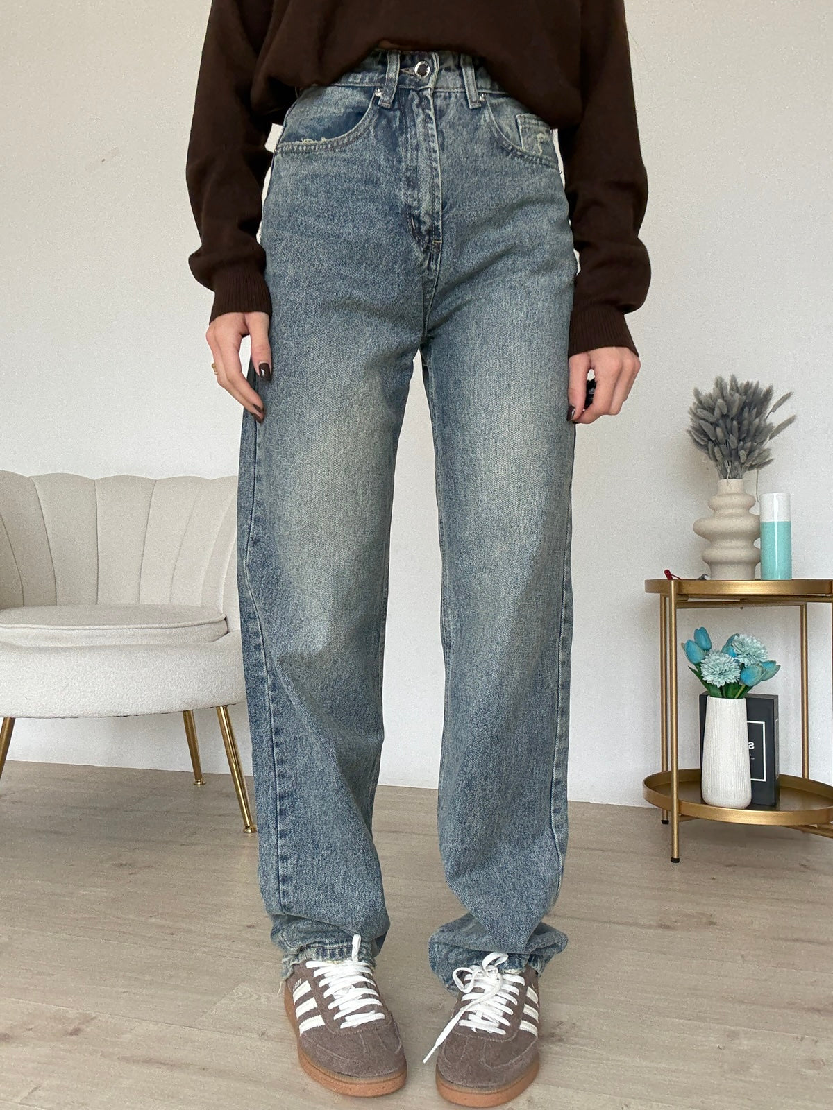 A3222-JEANS GAMBA DRITTA LOOK BACK