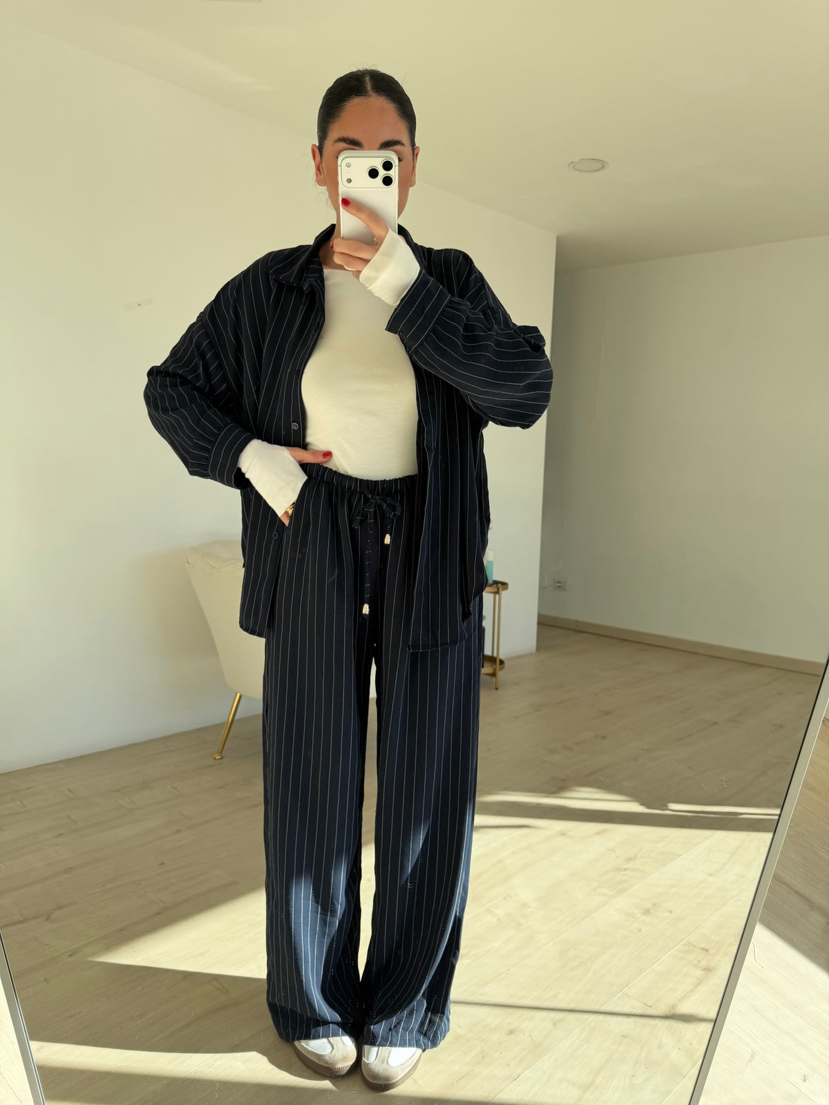 COORDINATO CHALK NAVY