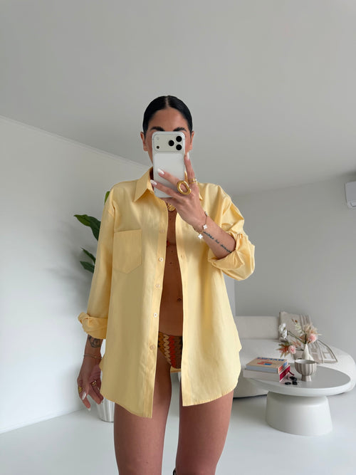17117-CAMICIA WEEKLY YELLOW