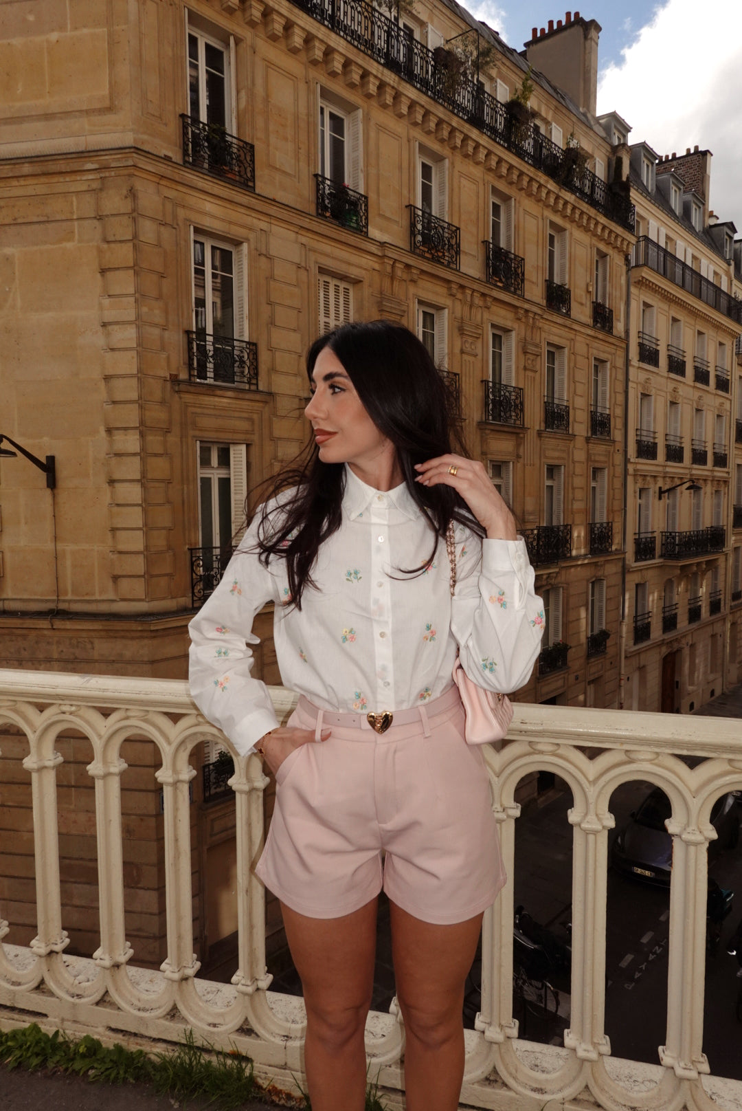 21275-SHORT MADAME PINK