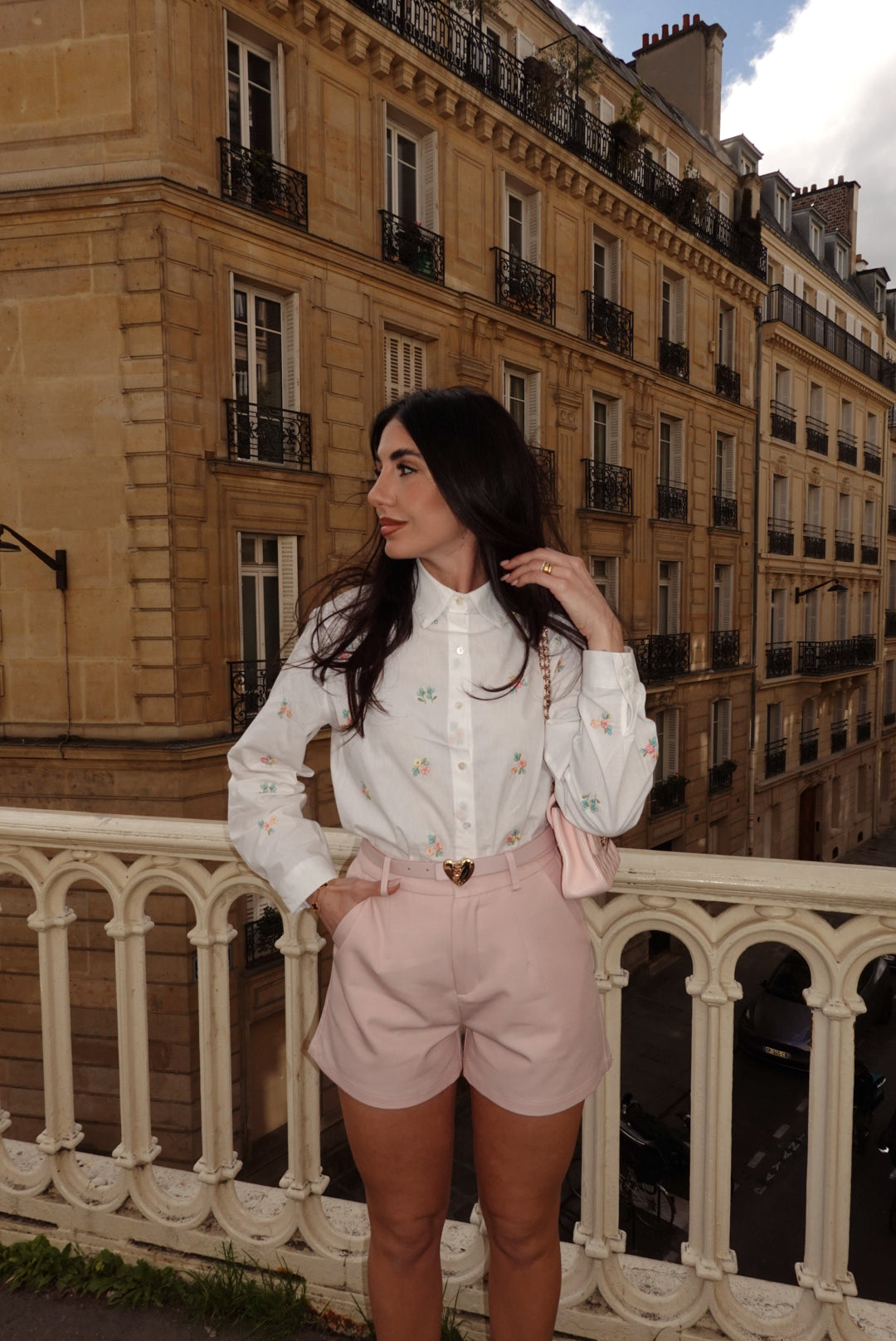 21275-SHORT MADAME PINK