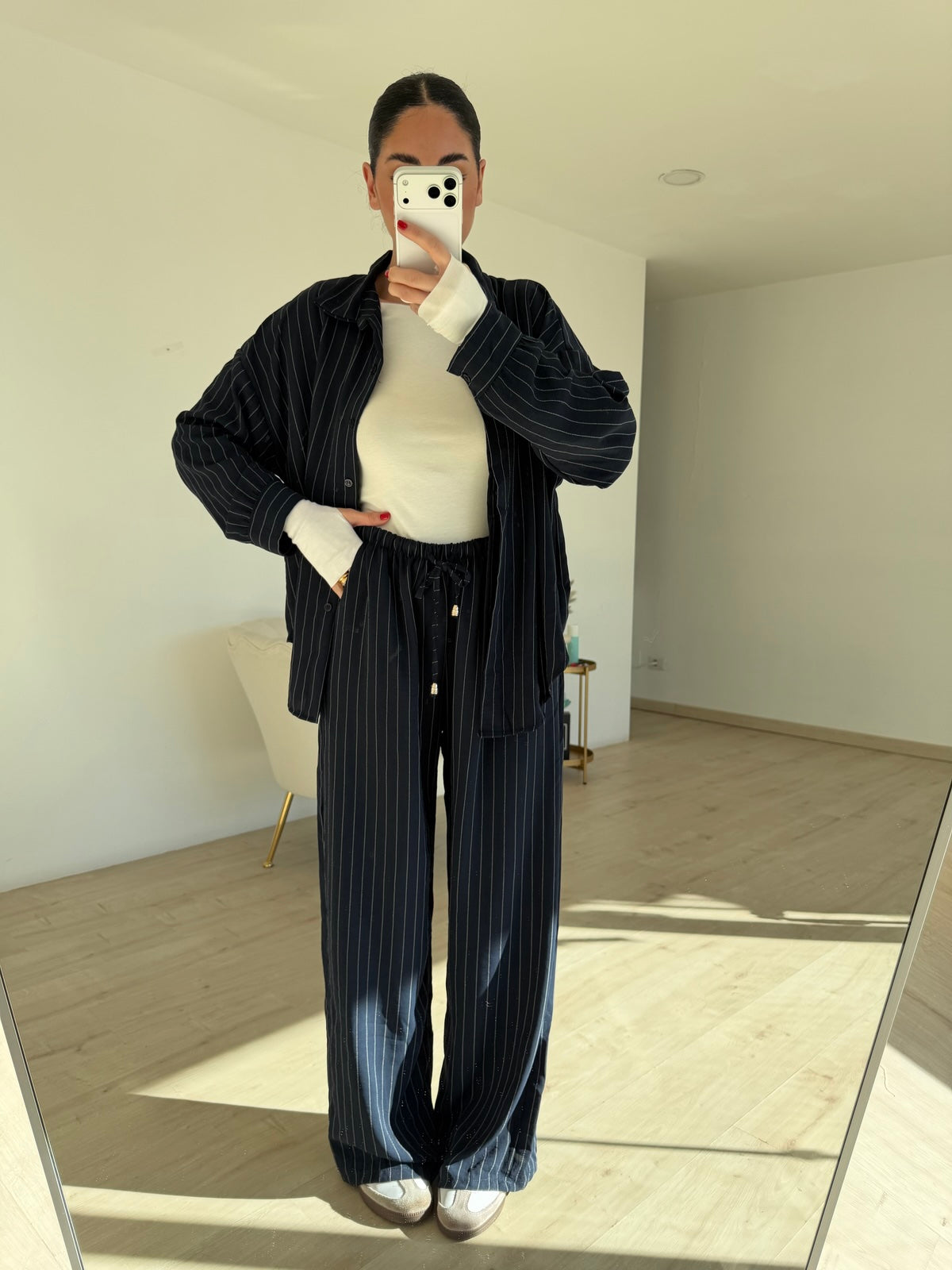COORDINATO CHALK NAVY