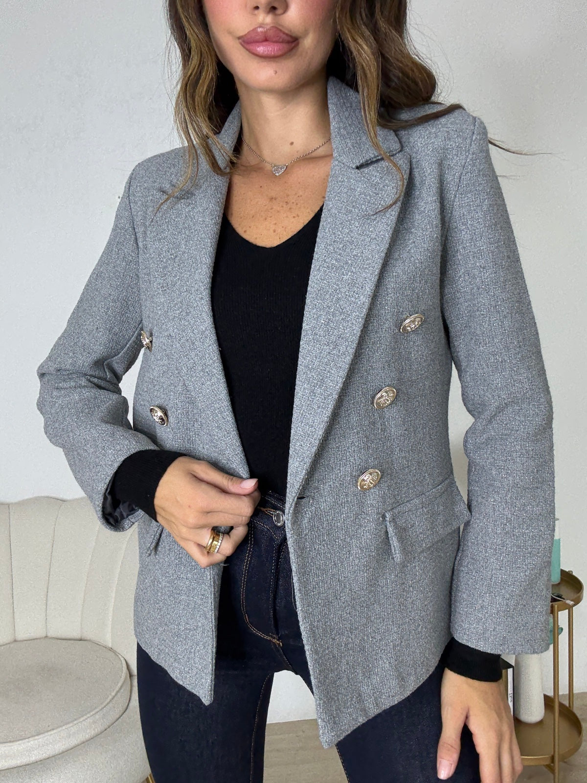 BLAZER INSERTI GREY