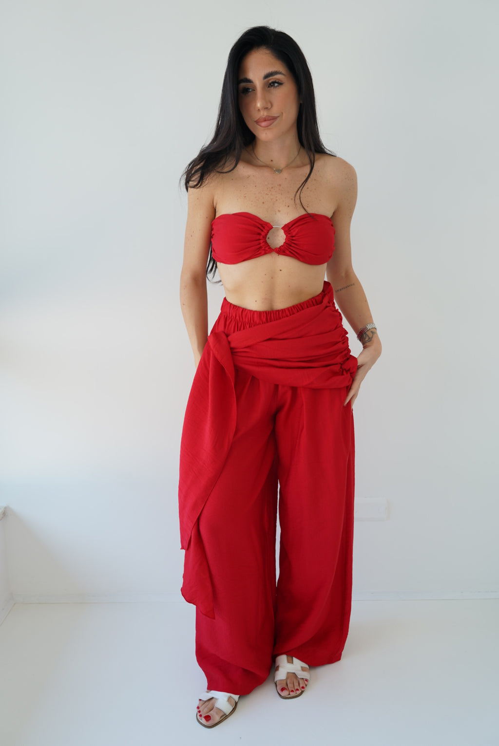 COORDINATO TRAVEL CHERRY