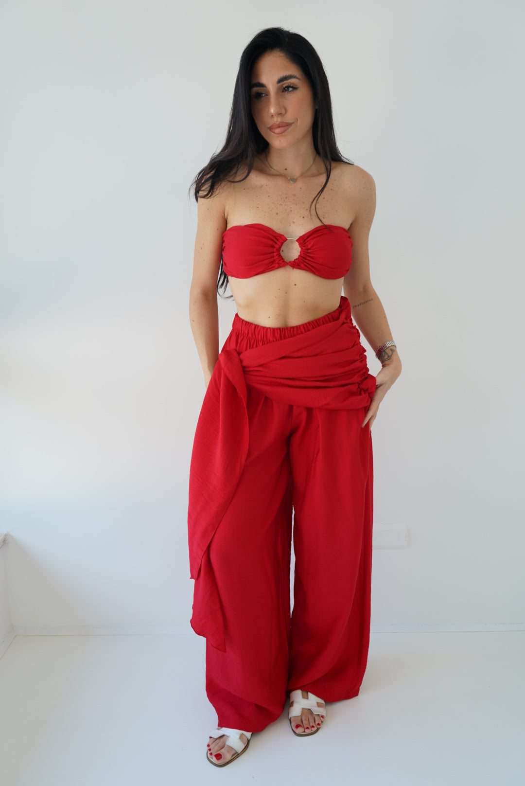 COORDINATO TRAVEL CHERRY