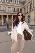 AD08-MINI PARKA TAUPE
