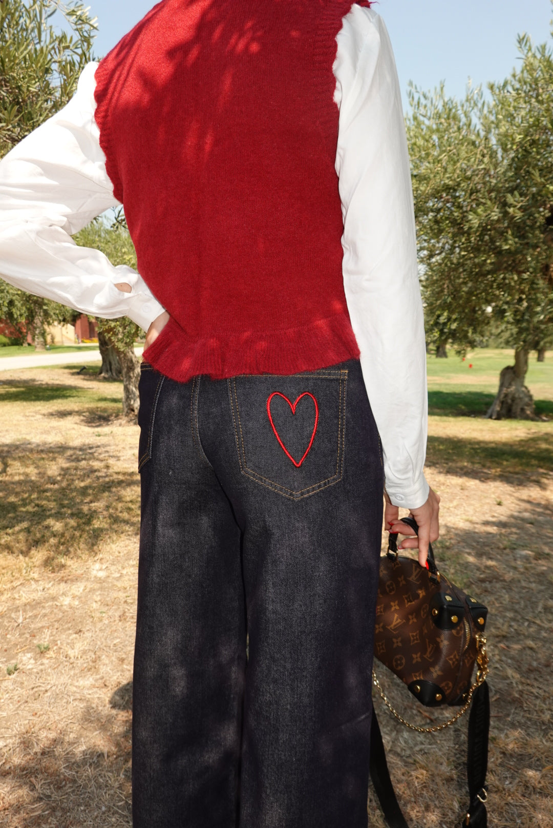 S22071-JEANS GAMBA DRITTA CUORICINI