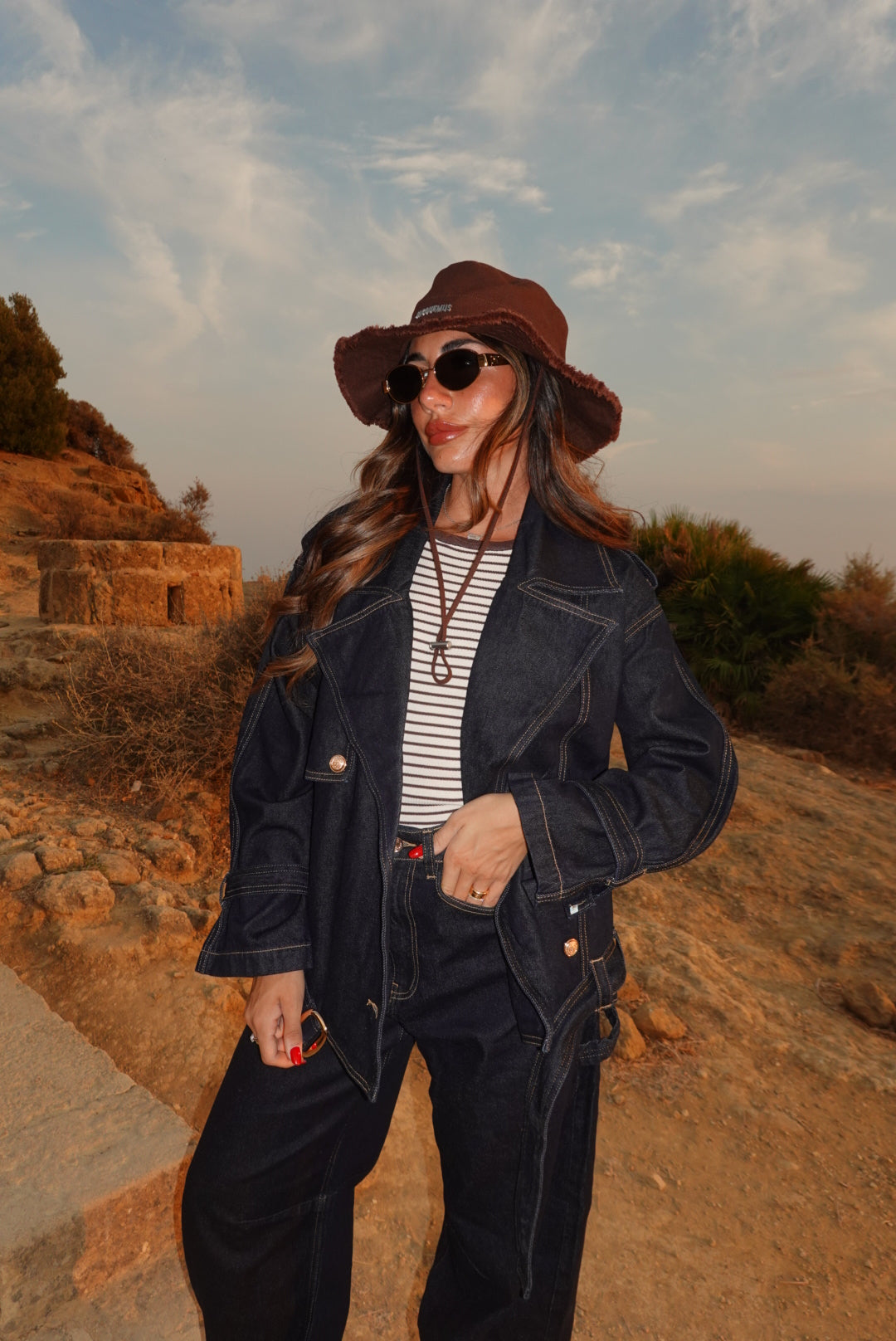 H3939-CAMICIA IN DENIM AGRIGENTO