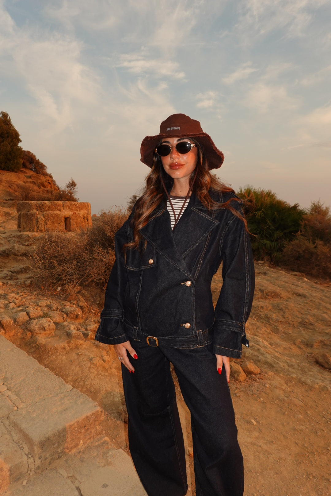 H3939-CAMICIA IN DENIM AGRIGENTO