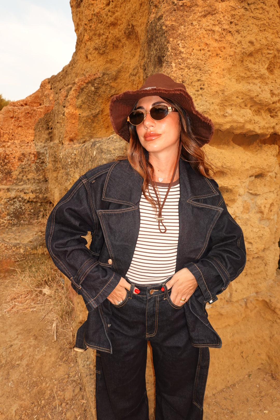 H3939-CAMICIA IN DENIM AGRIGENTO