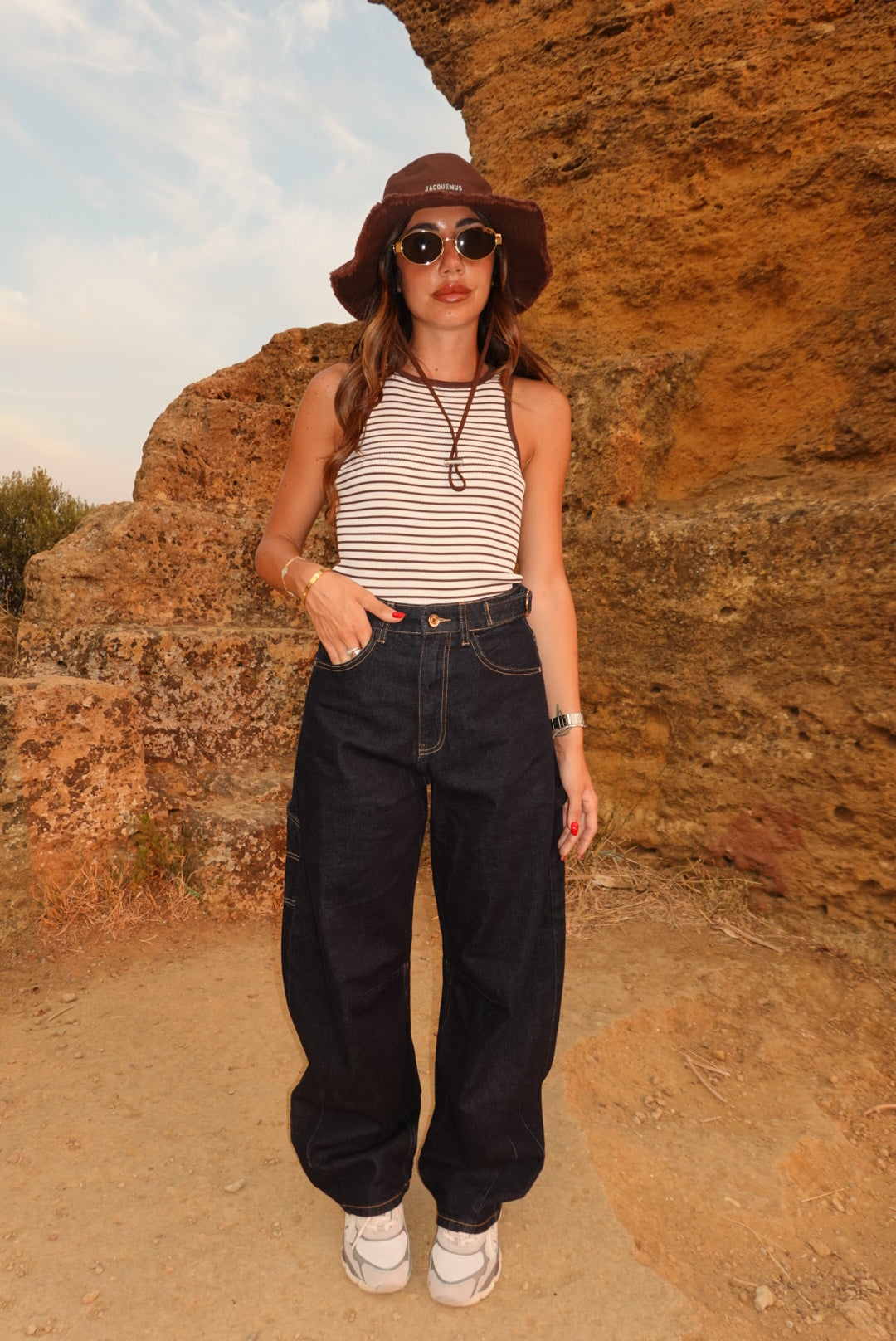 H5039-JEANS SLOUCHY VALLE DEI TEMPLI