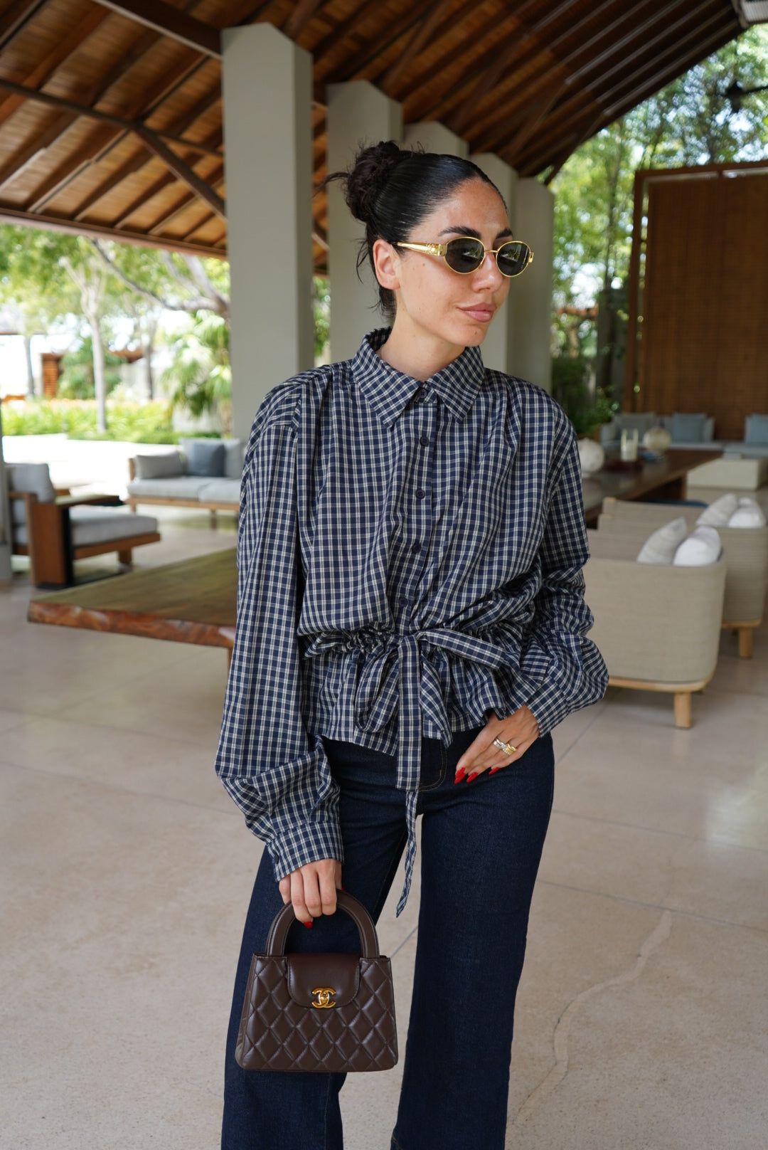 209-CAMICIA AMANYARA NAVY