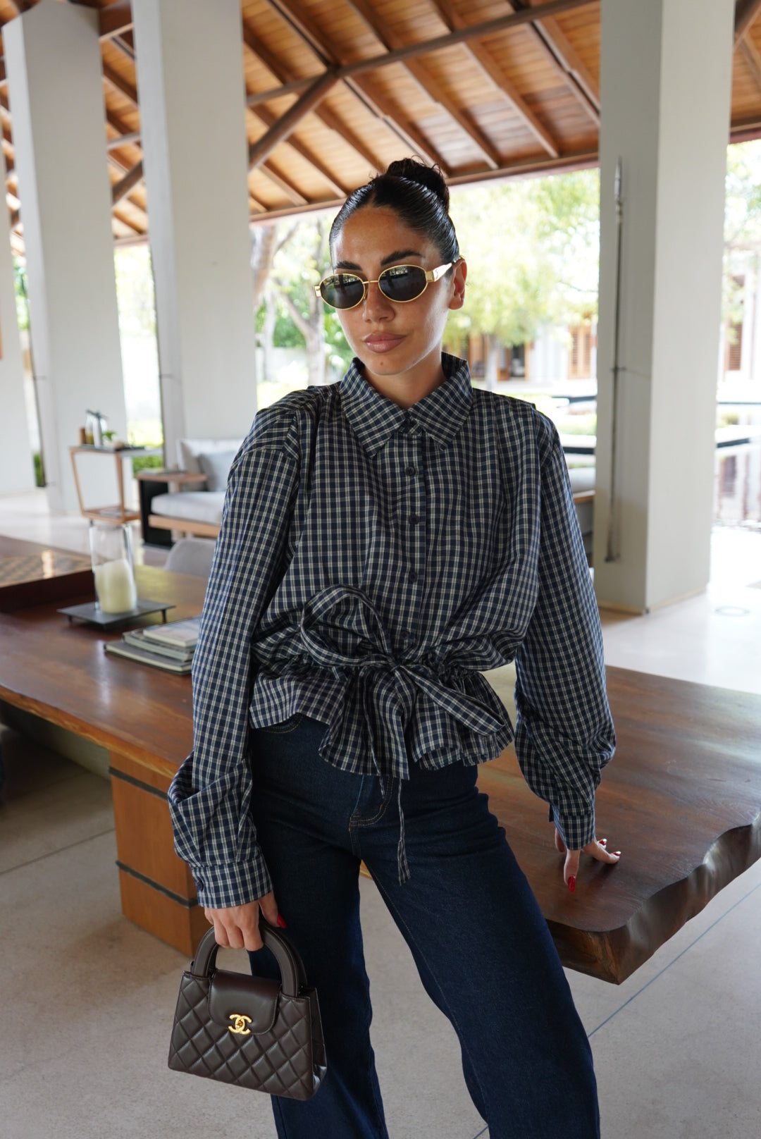209-CAMICIA AMANYARA NAVY