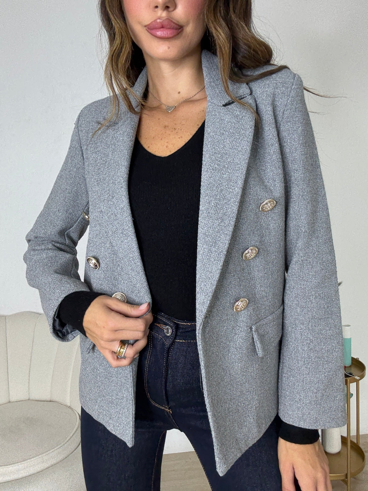 BLAZER INSERTI GREY
