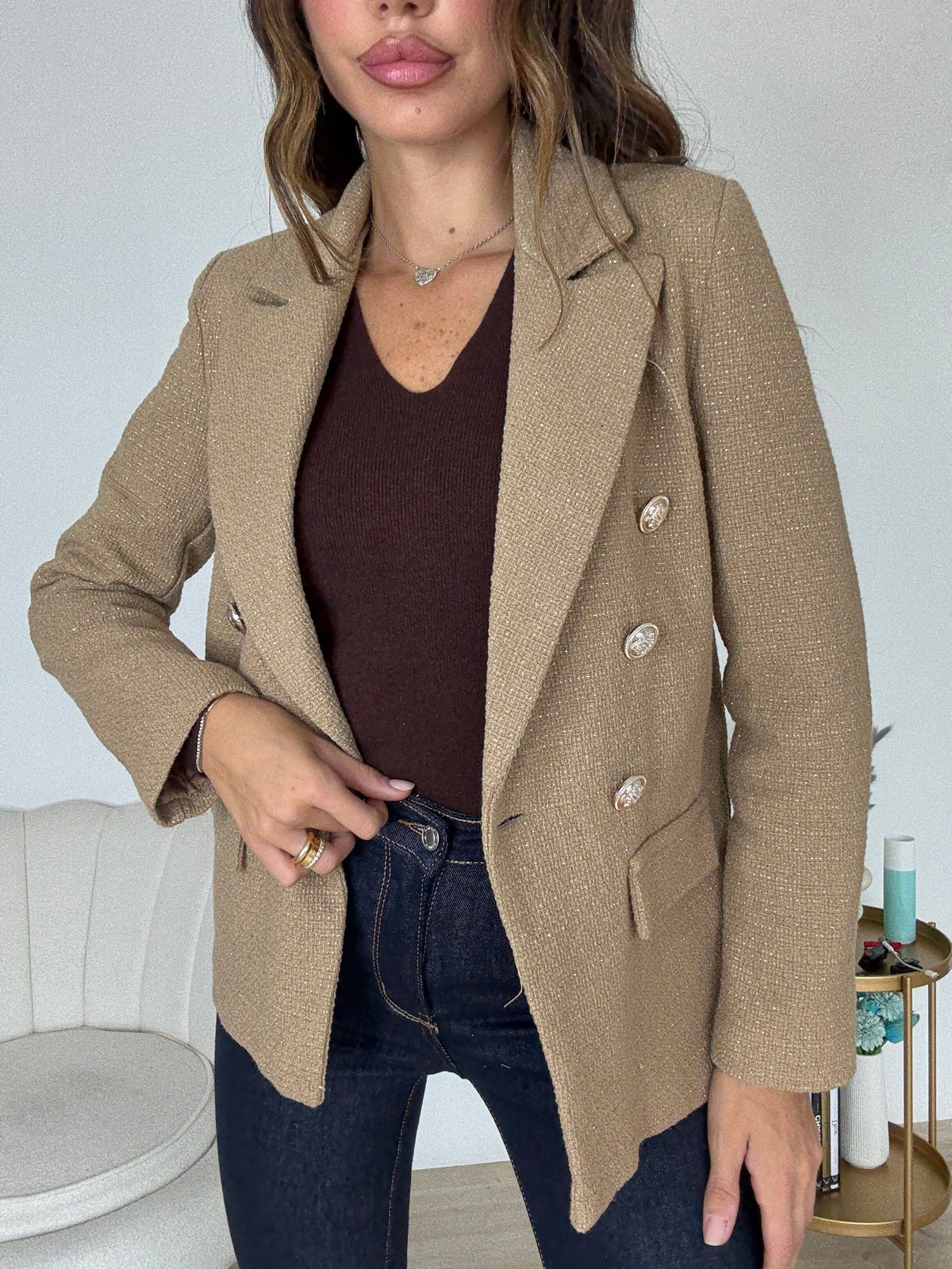 BLAZER INSERTI BISCOTTO