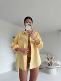 17117-CAMICIA WEEKLY YELLOW