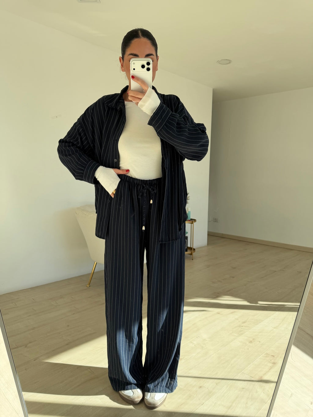 COORDINATO CHALK NAVY