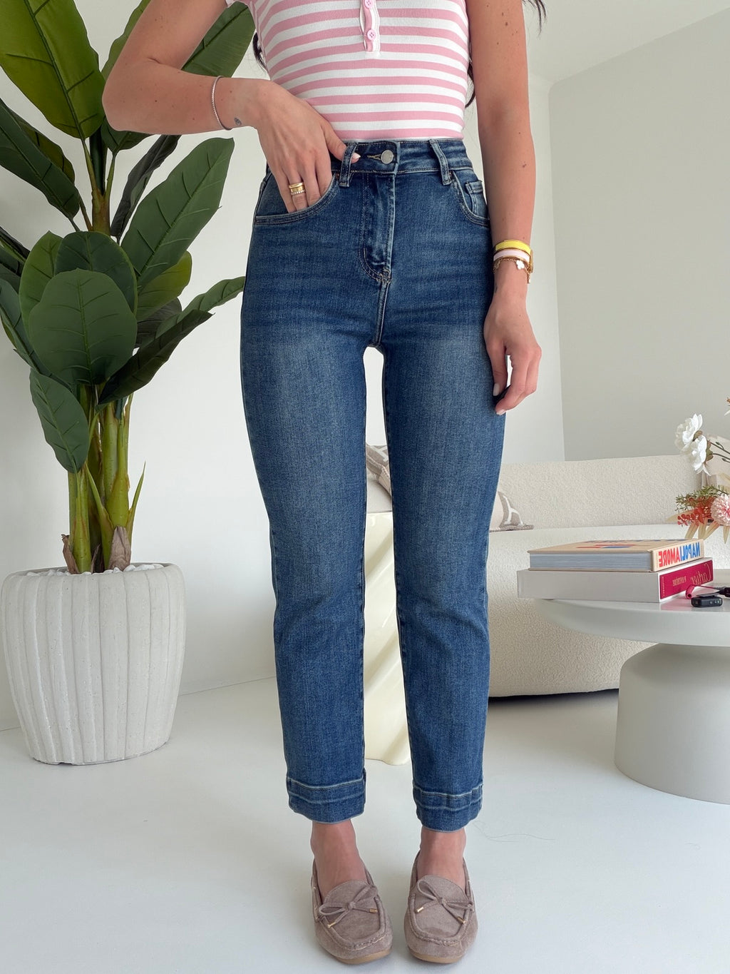 8867-JEANS MOM BRUNELLA