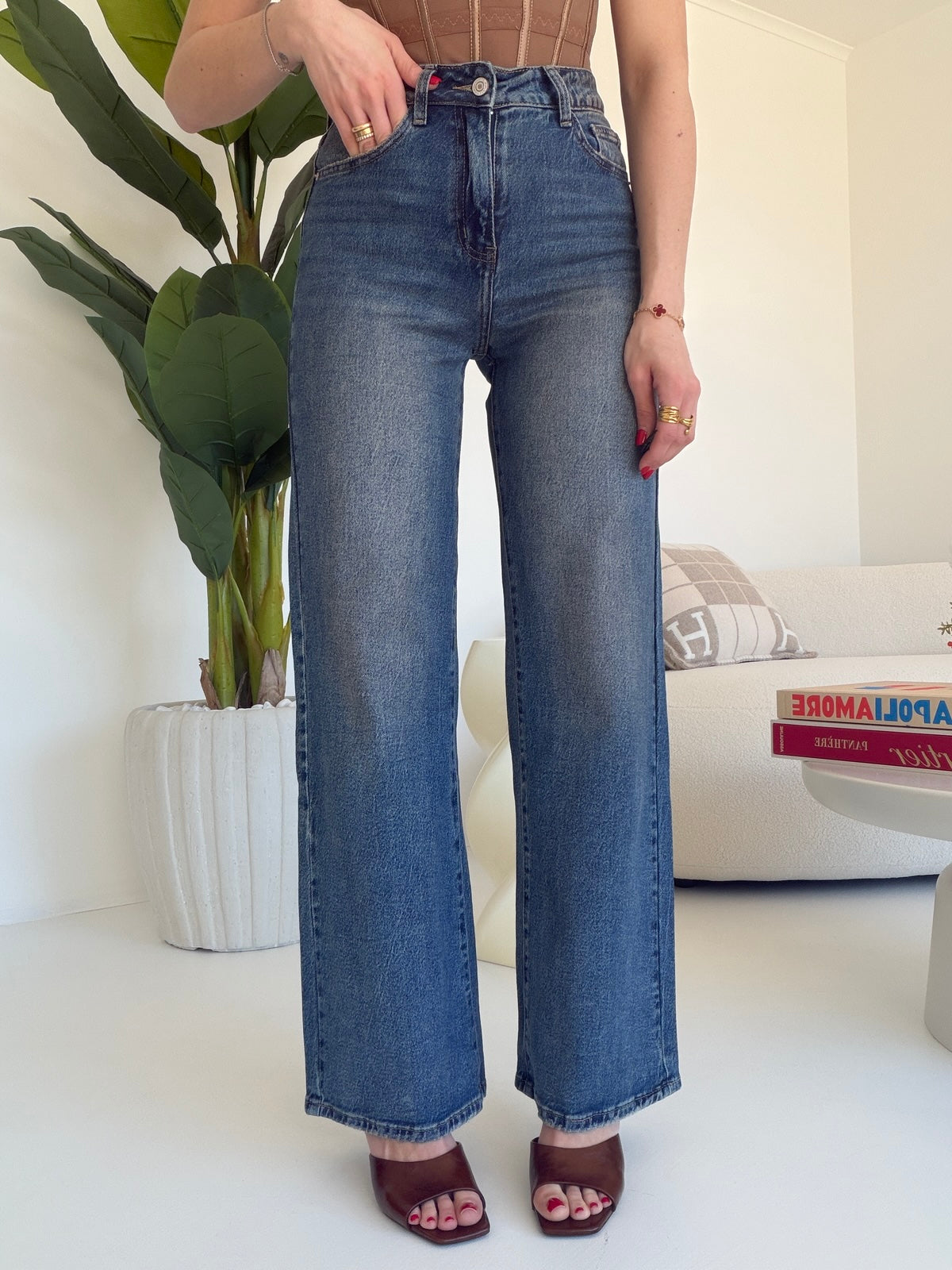 D741-JEANS PALAZZO ADDISON