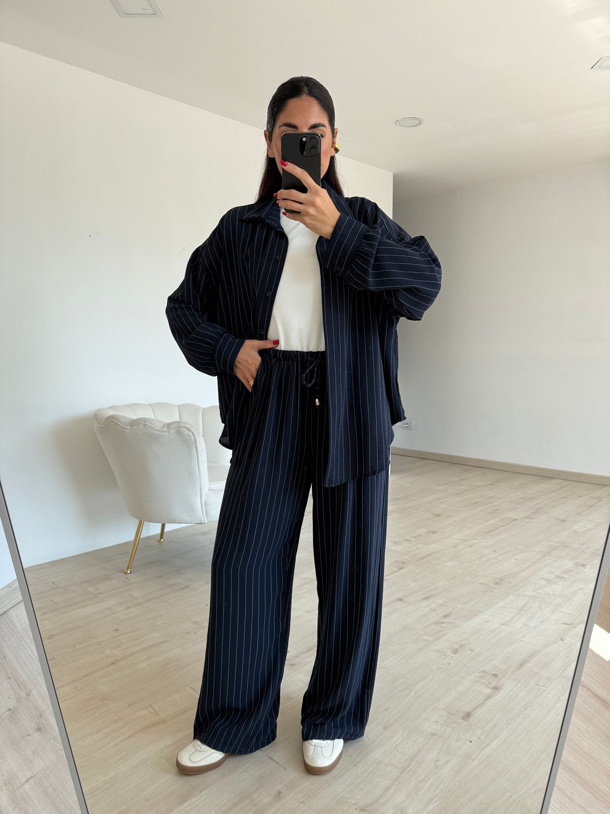 COORDINATO CHALK NAVY