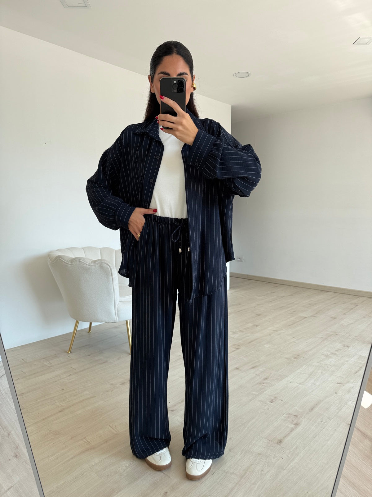 COORDINATO CHALK NAVY