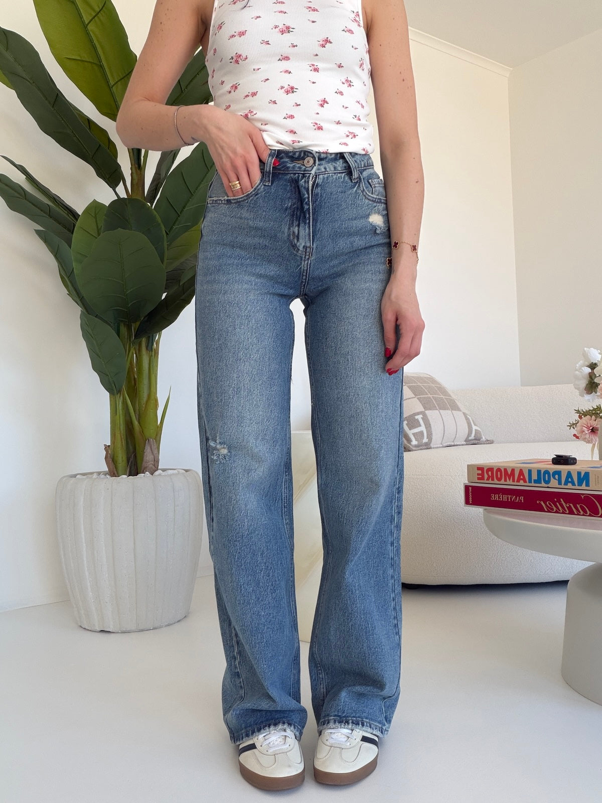 D5735-52-JEANS PALAZZO SARAH