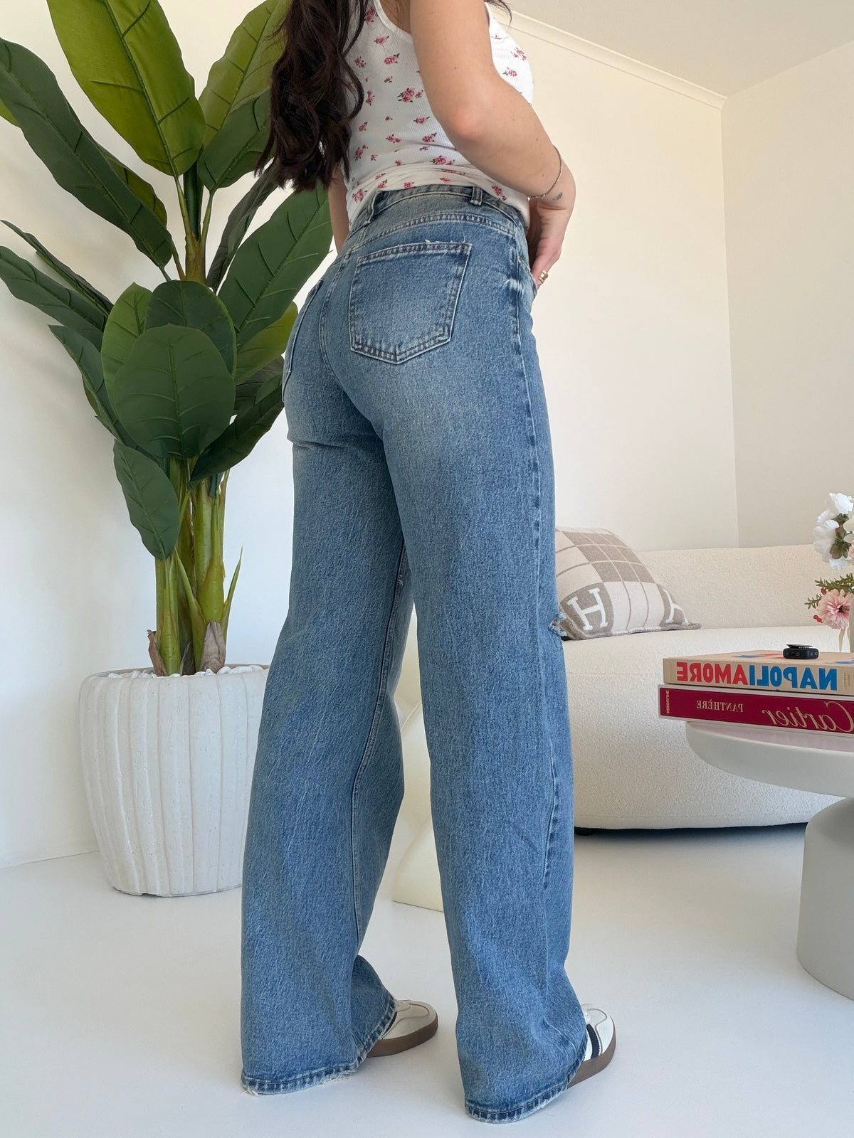 D5735-52-JEANS PALAZZO SARAH