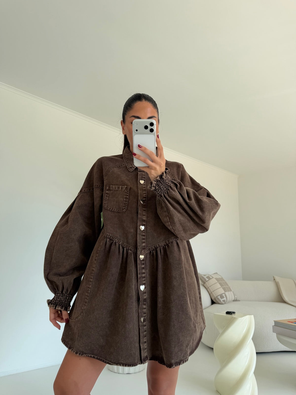 2749-MINI ABITO CHOCO