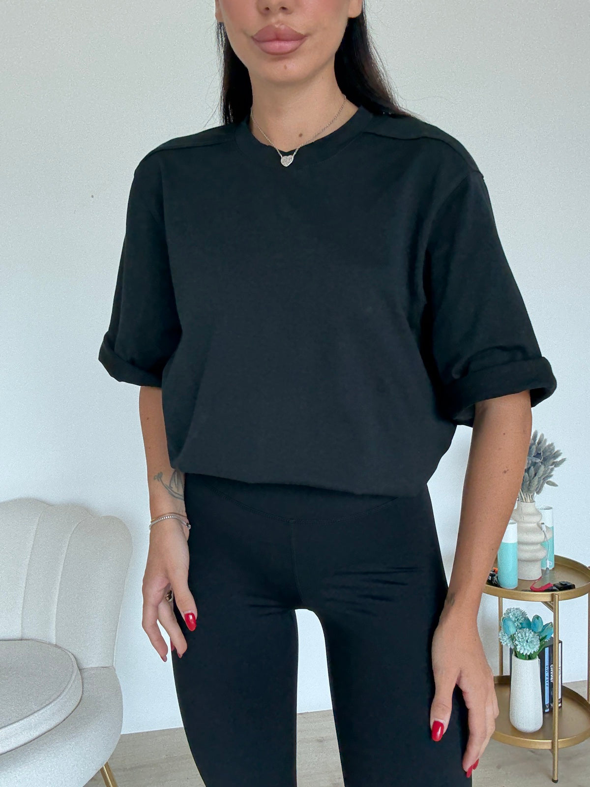 5252-T-SHIRT STITCHING NERA
