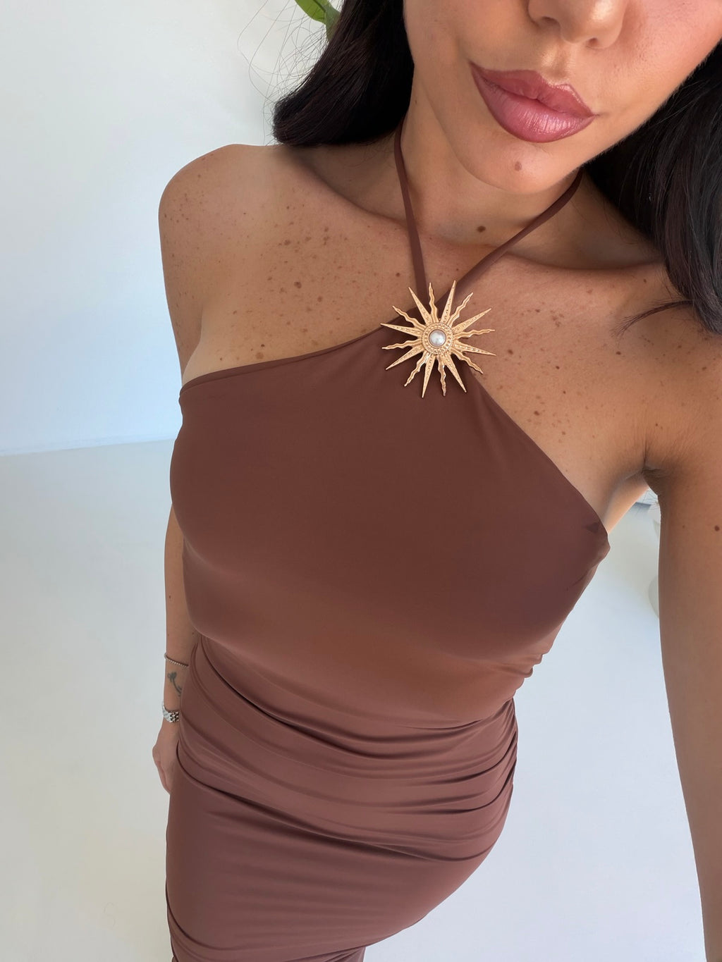 25FW3052-ABITO STELLA MARINA CHOCO