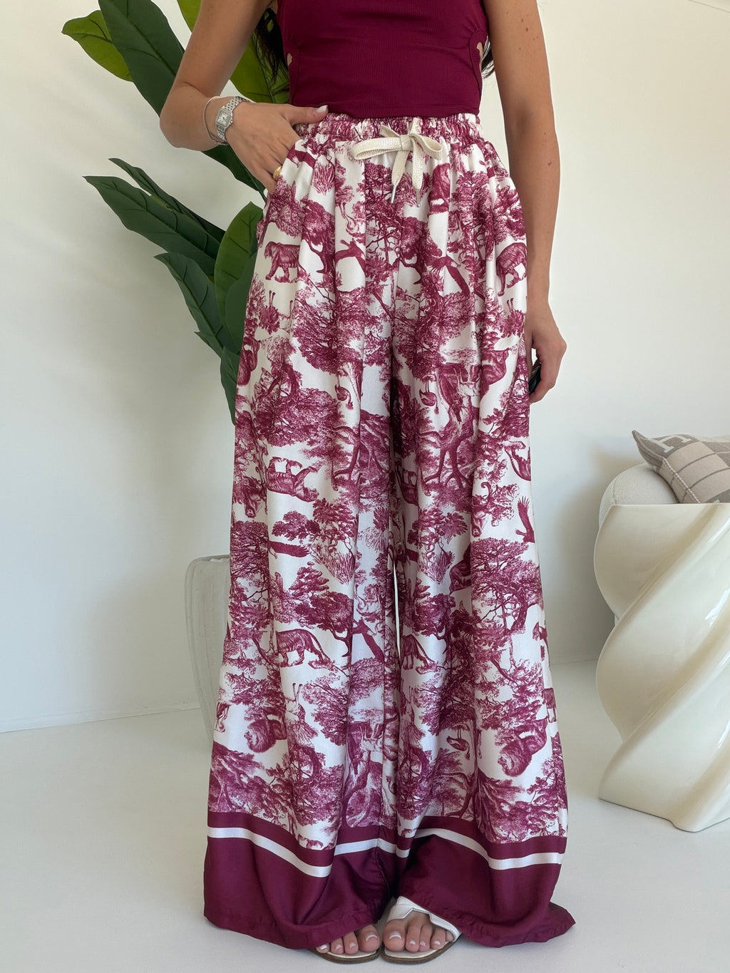 PANTALONE ANDORRA BORDEAUX