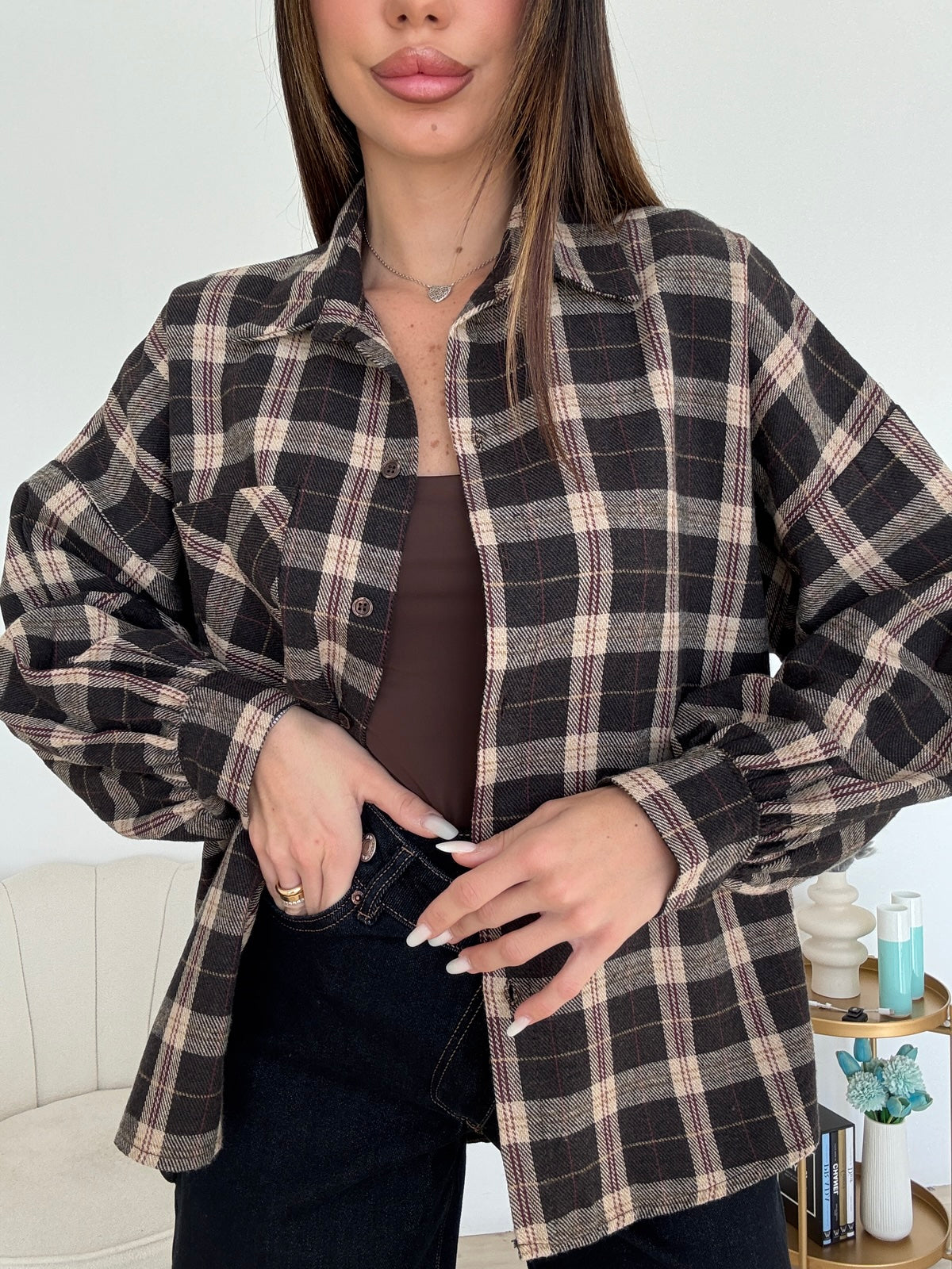 CAMICIA VIRGINIA NERA