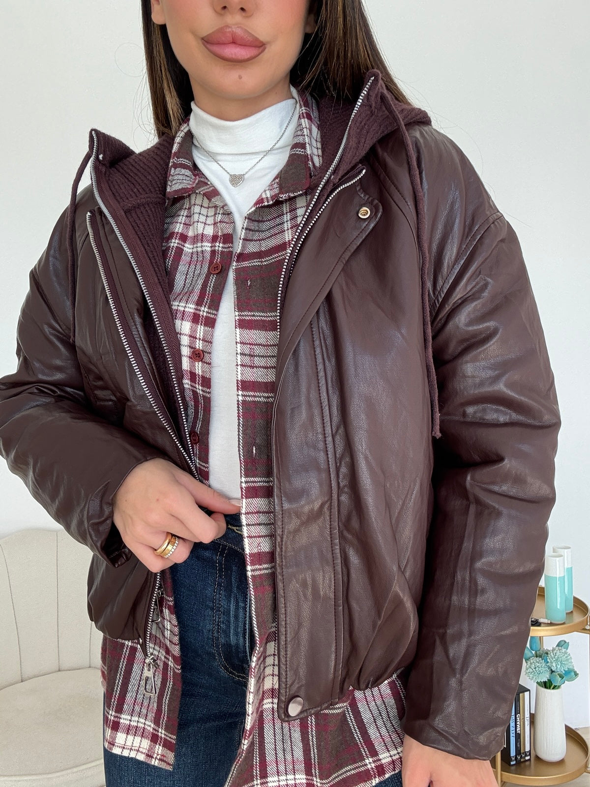 CAMICIA VIRGINIA BORDEAUX