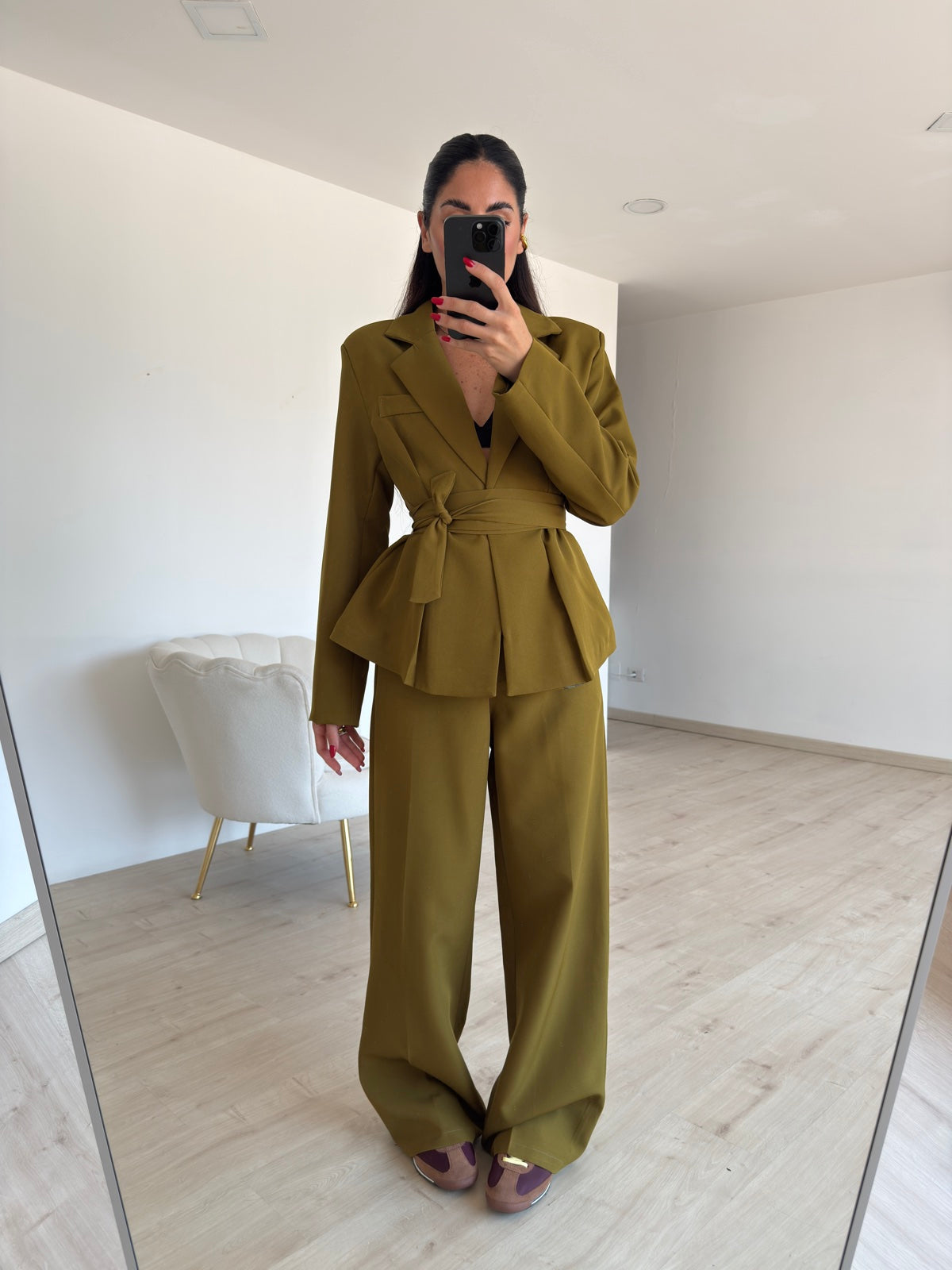 TAILLEUR MANHATTAN OLIVA