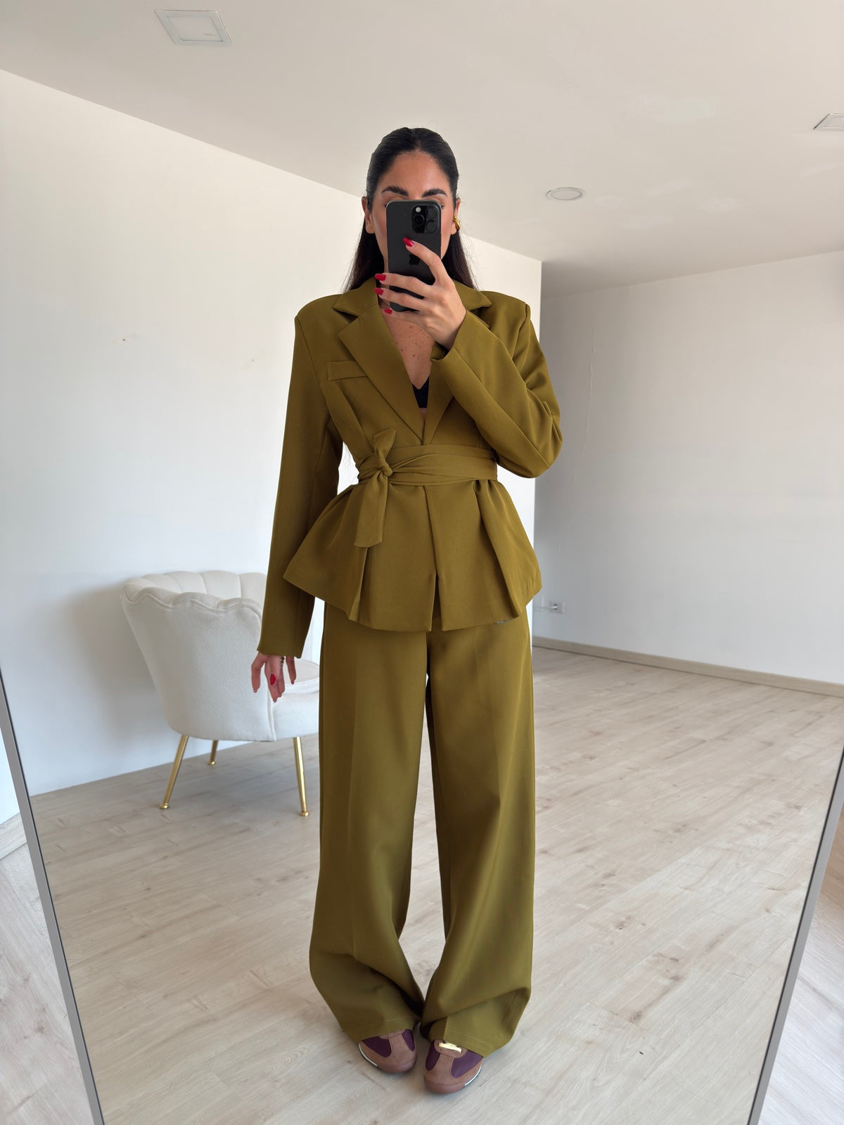 TAILLEUR MANHATTAN OLIVA