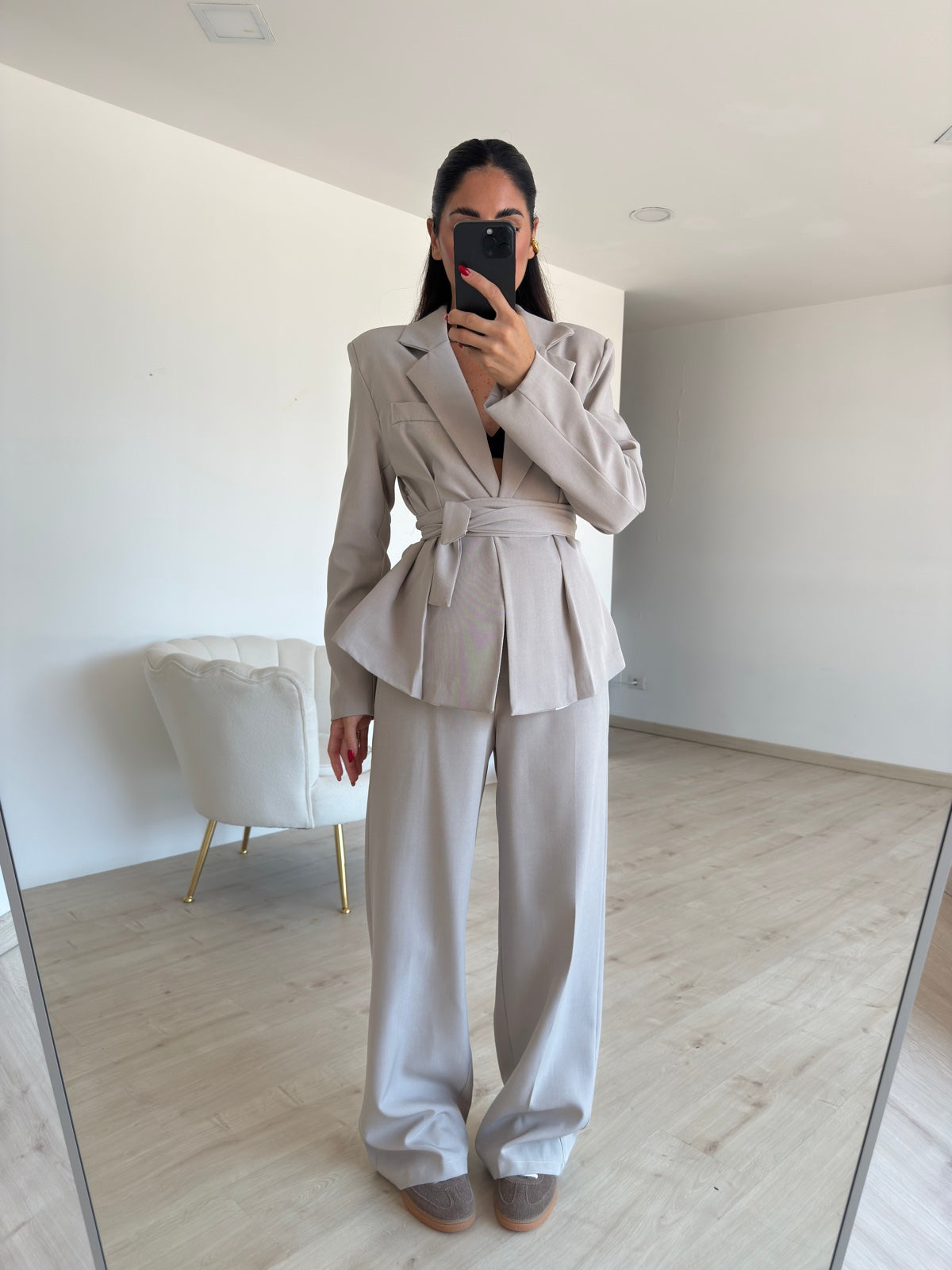 TAILLEUR MANHATTAN TAUPE