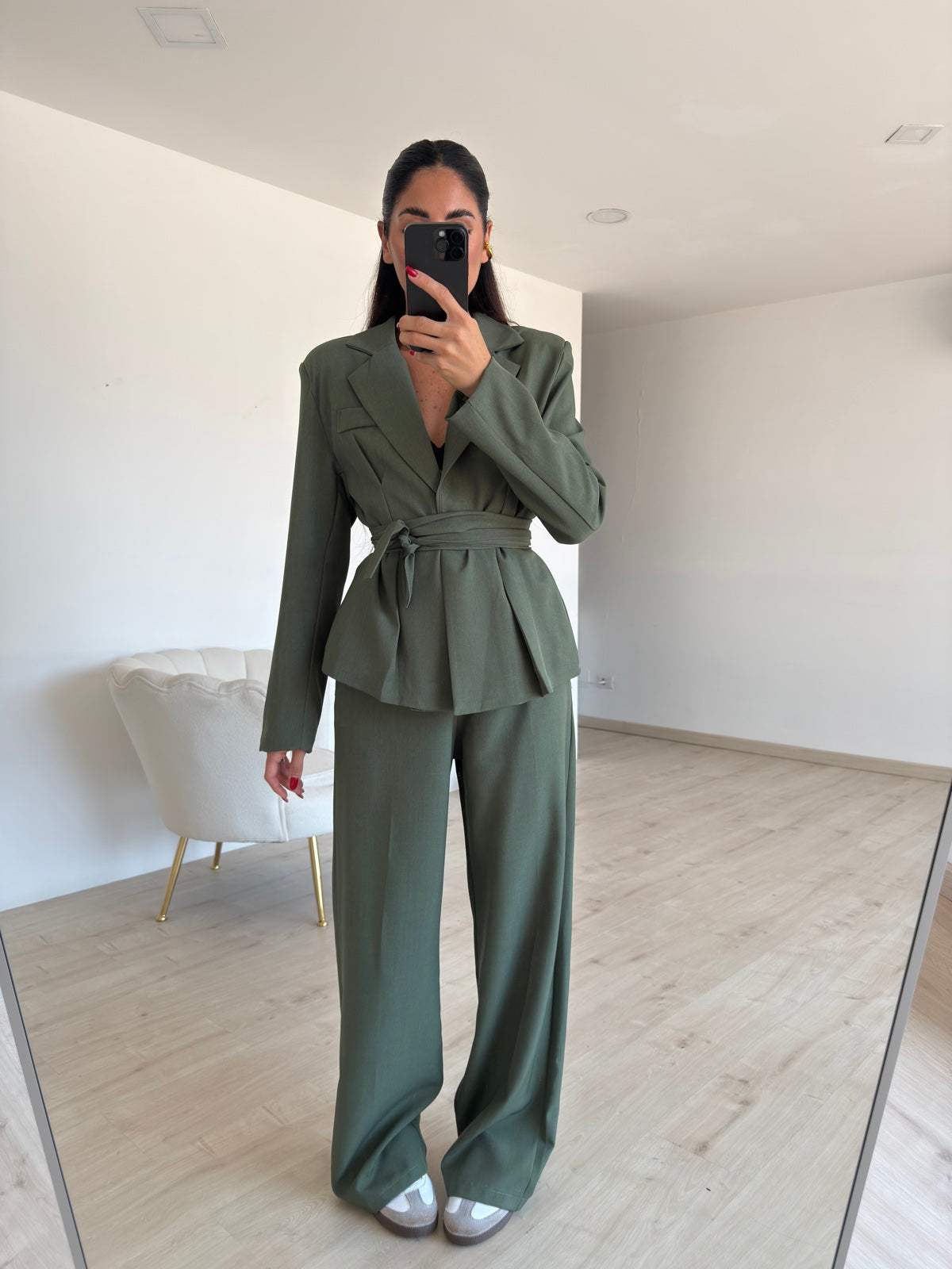TAILLEUR MANHATTAN MILITARE