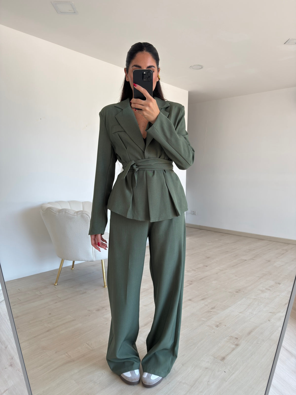 TAILLEUR MANHATTAN MILITARE