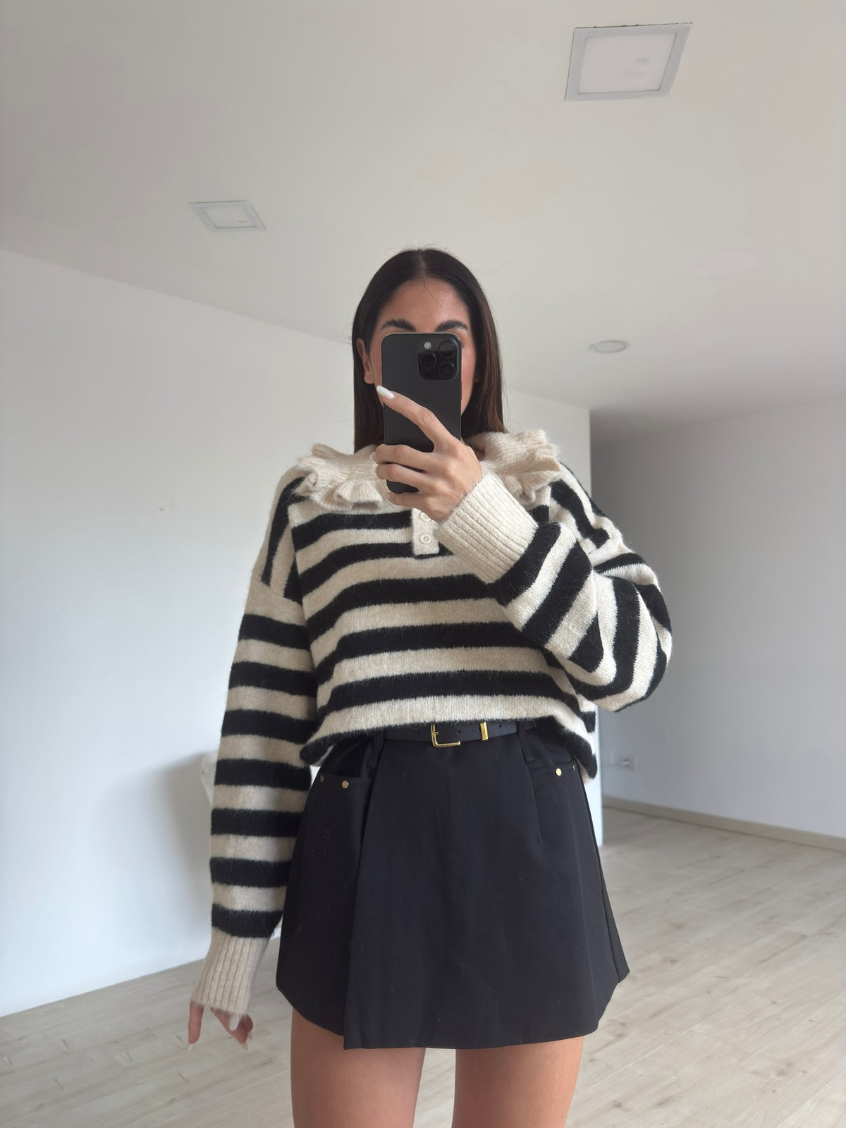 YHC7104-PULL CANDYCANE NERO
