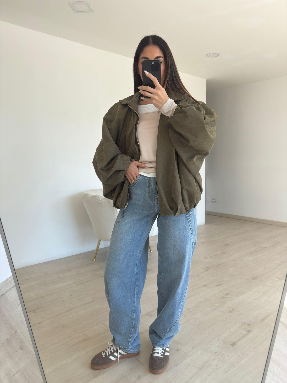 W694-BOMBER HARPER MILITARE