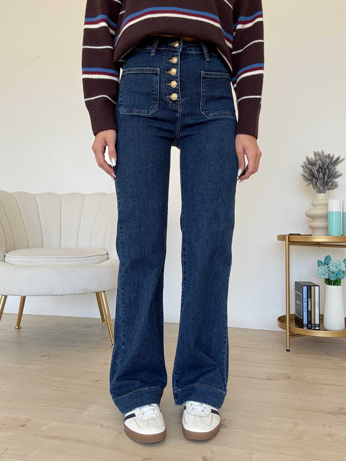 Y6188-D-JEANS RULES DENIM