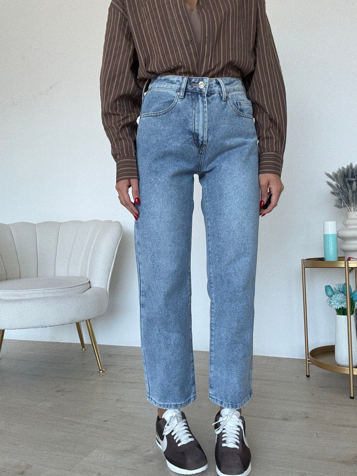 A1069-JEANS MOM DAILY