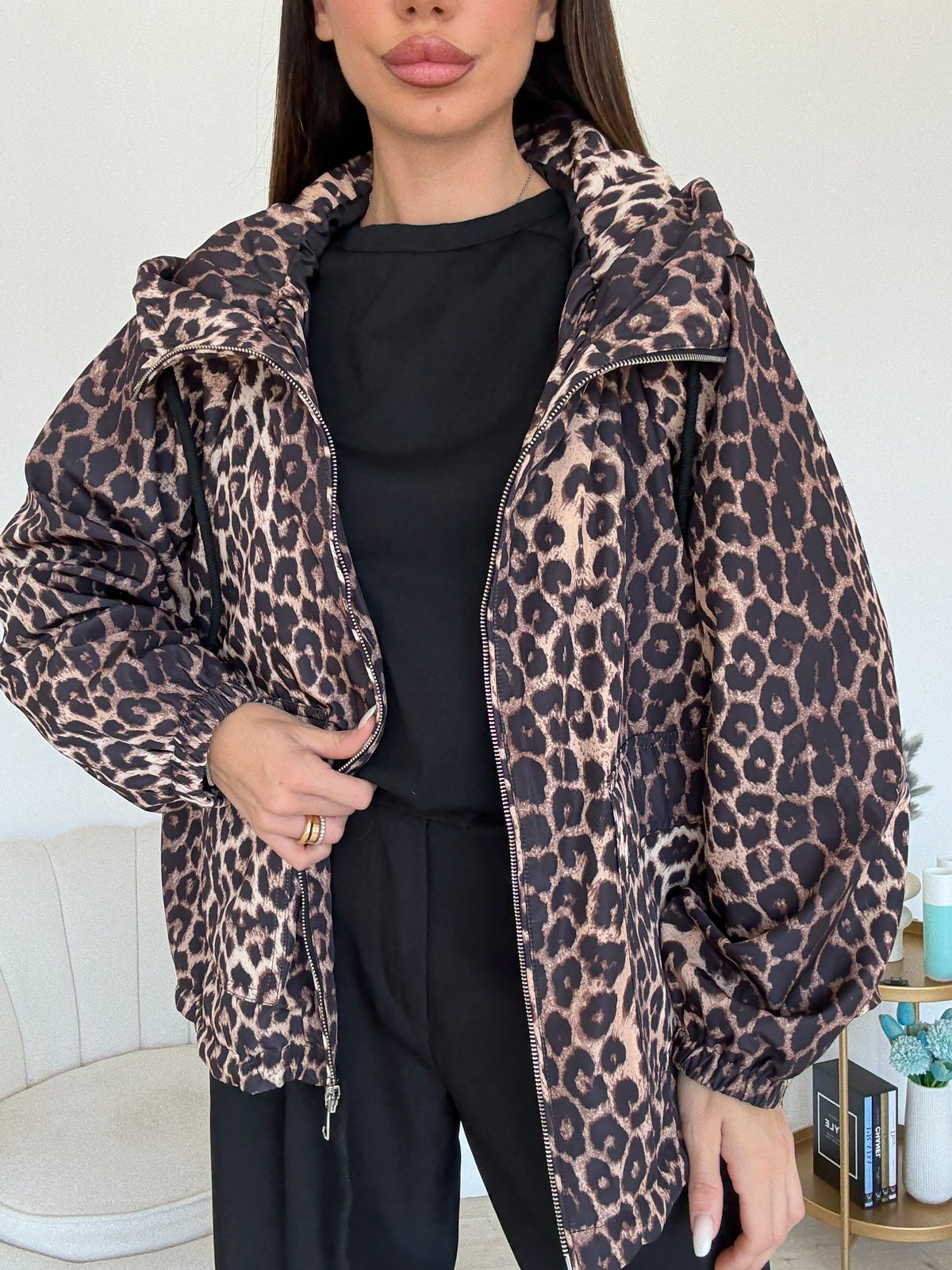 DR-8294-PARKA ANIMALIER