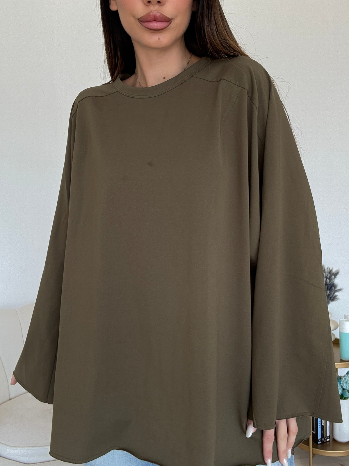 W45252-MAXI T-SHIRT MILITARE
