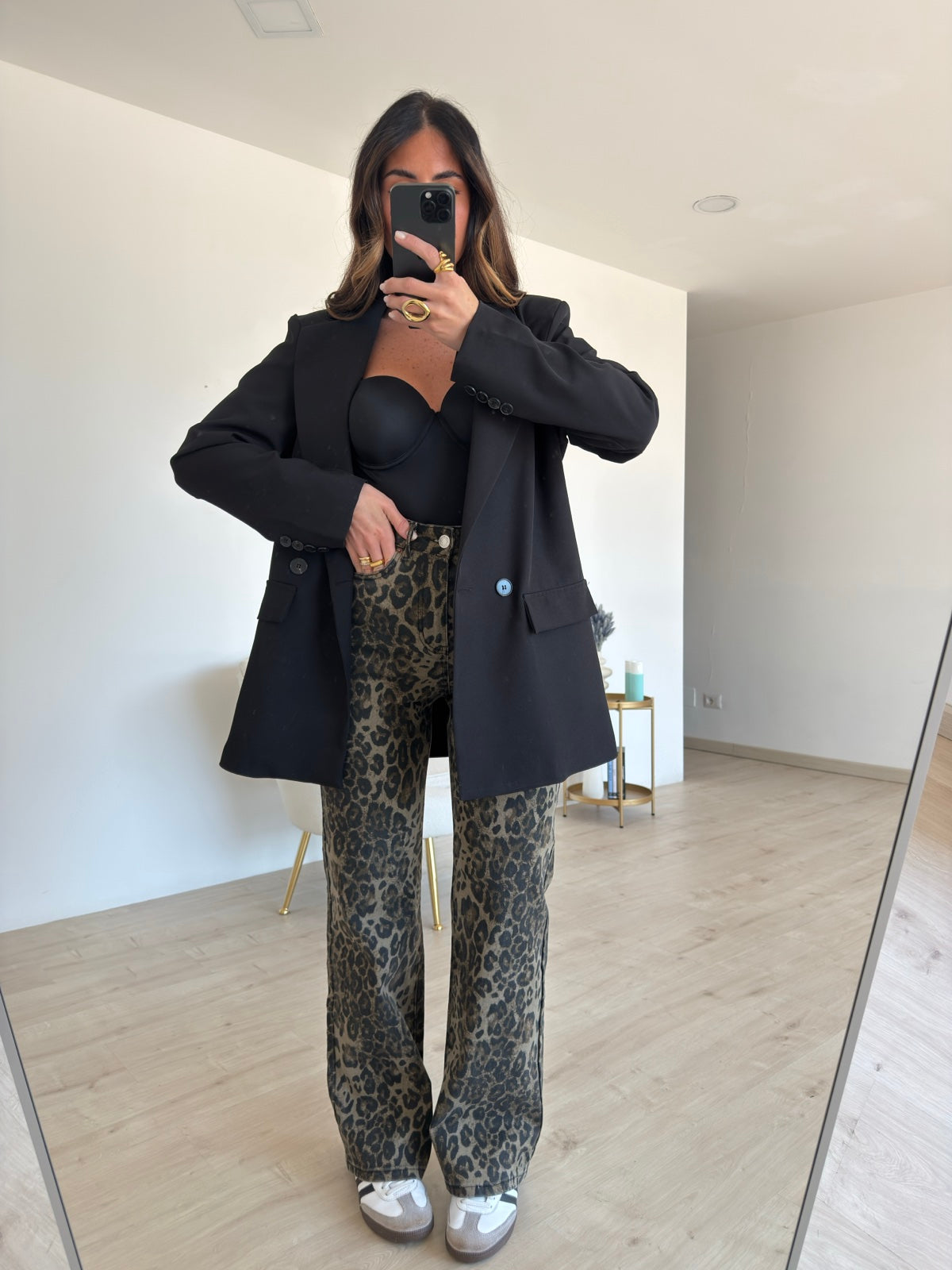 BLAZER DOPPIO BOTTONE NERO
